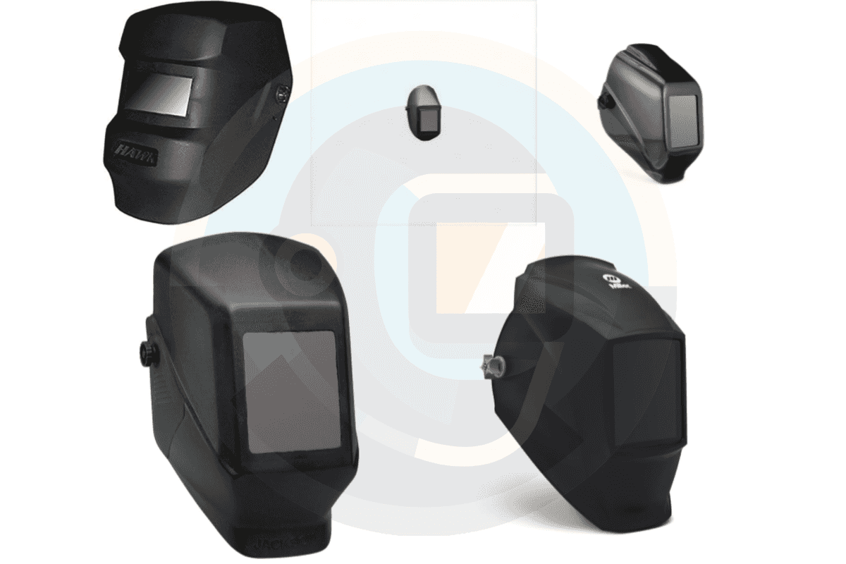 a collage of images of Best Passive Welding Helmets - Top Choices for Safety and Comfort